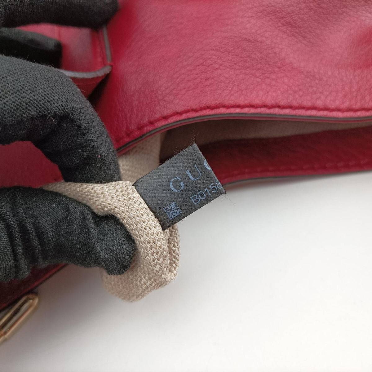 Pre-owned Gucci New Jackie Red Leather 246907 shoulderbag | stylenewstar