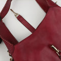 Pre-owned Gucci New Jackie Red Leather 246907 shoulderbag | stylenewstar