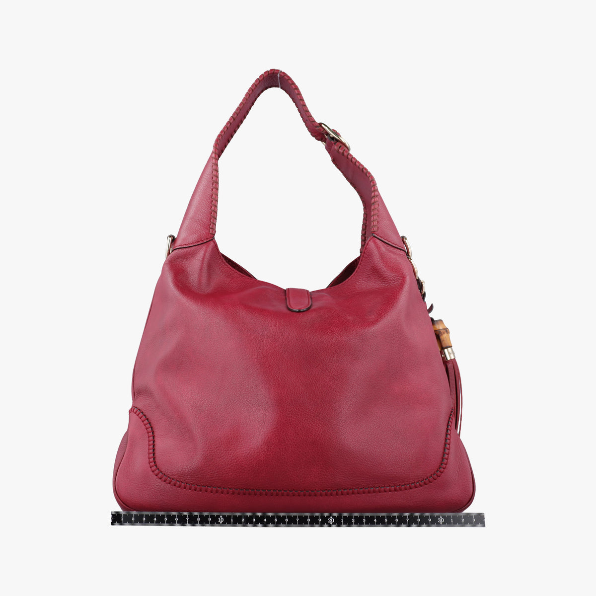 Pre-owned Gucci New Jackie Red Leather 246907 shoulderbag | stylenewstar