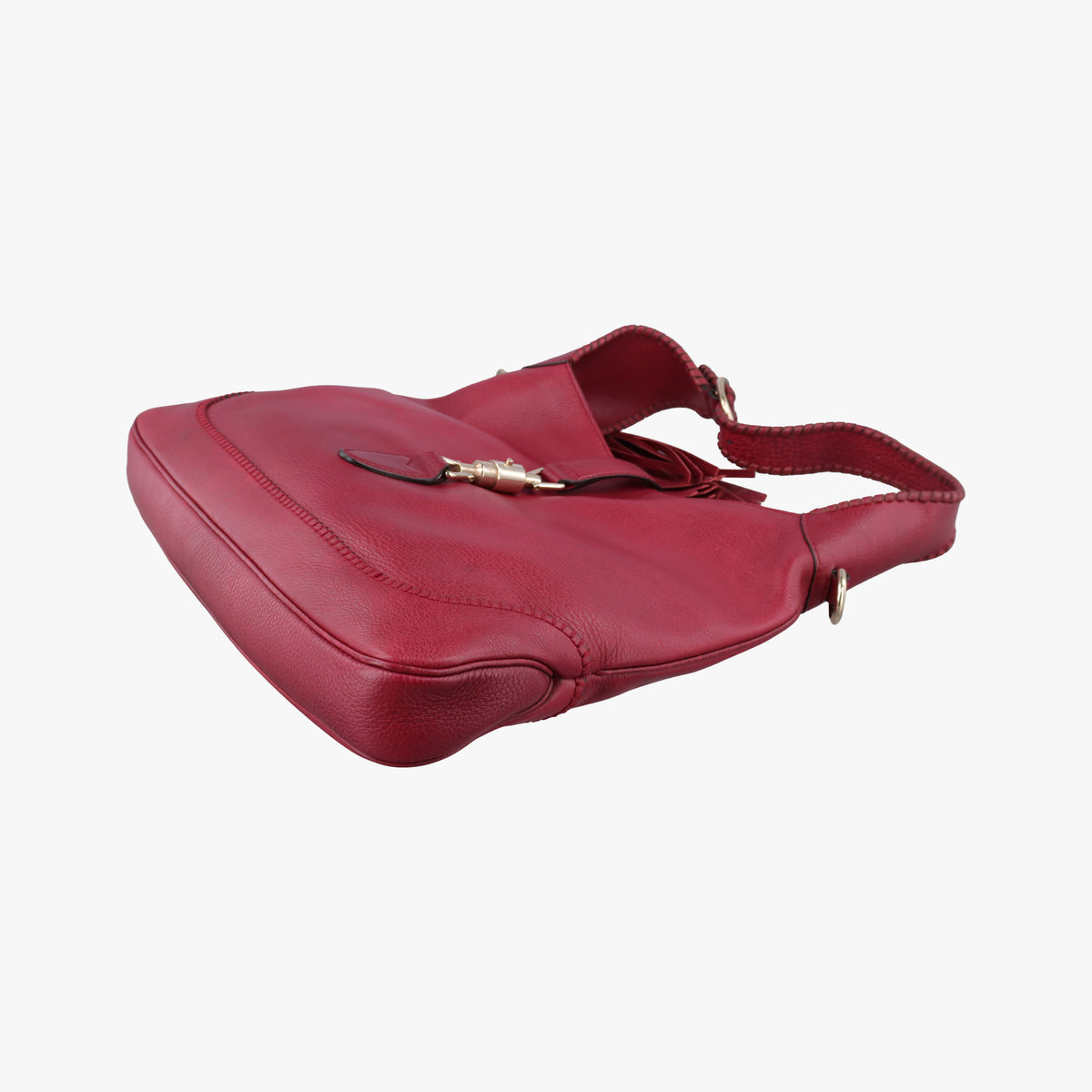 Pre-owned Gucci New Jackie Red Leather 246907 shoulderbag | stylenewstar