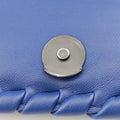 Pre-owned Bottega Veneta Intrecciato Olimpia Blue lambskin  shoulderbag | stylenewstar