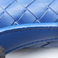 Pre-owned Bottega Veneta Intrecciato Olimpia Blue lambskin  shoulderbag | stylenewstar