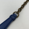 Pre-owned Bottega Veneta Intrecciato Olimpia Blue lambskin  shoulderbag | stylenewstar