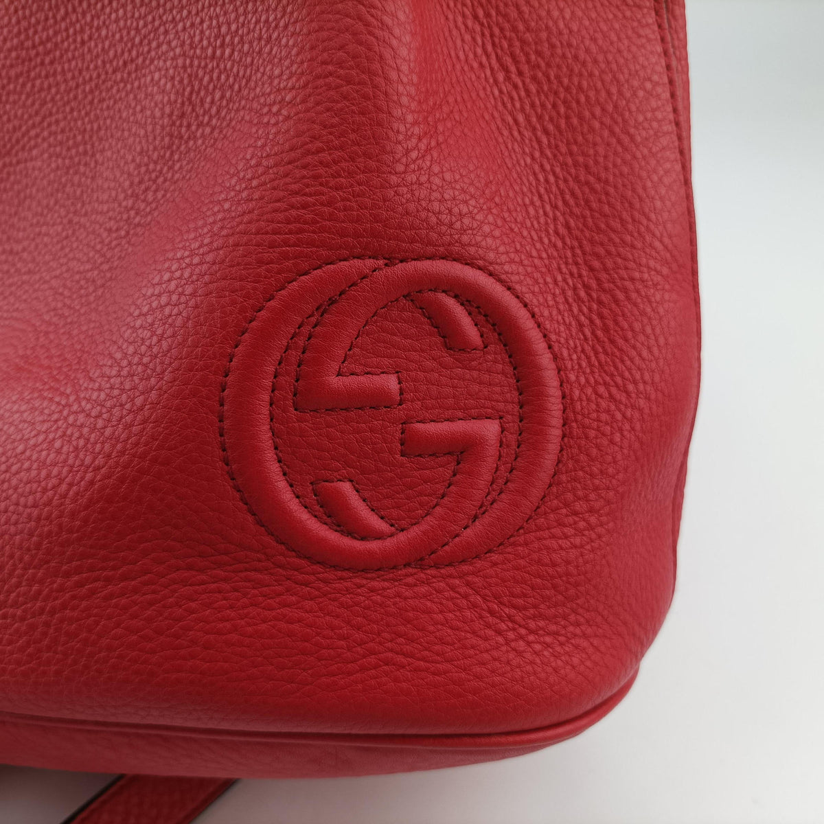 Vintage Gucci Soho Red Leather 368588 backpack/rucksack | stylenewstar