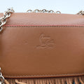 Pre-owned Christian Louboutin Sweet Charity Brown Leather  shoulderbag | stylenewstar