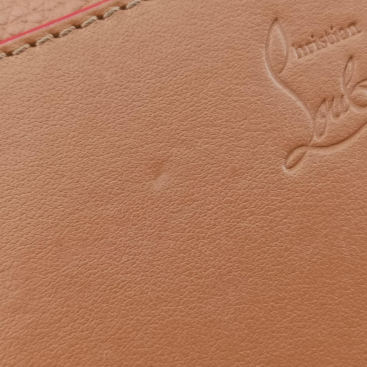 Pre-owned Christian Louboutin Sweet Charity Brown Leather  shoulderbag | stylenewstar
