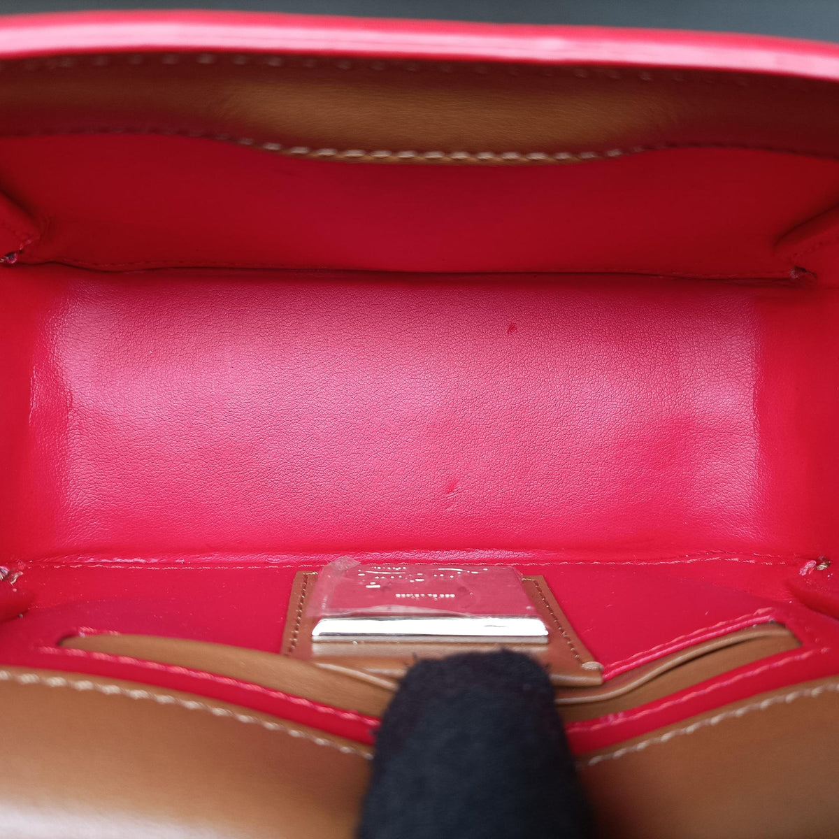 Pre-owned Christian Louboutin Sweet Charity Brown Leather  shoulderbag | stylenewstar