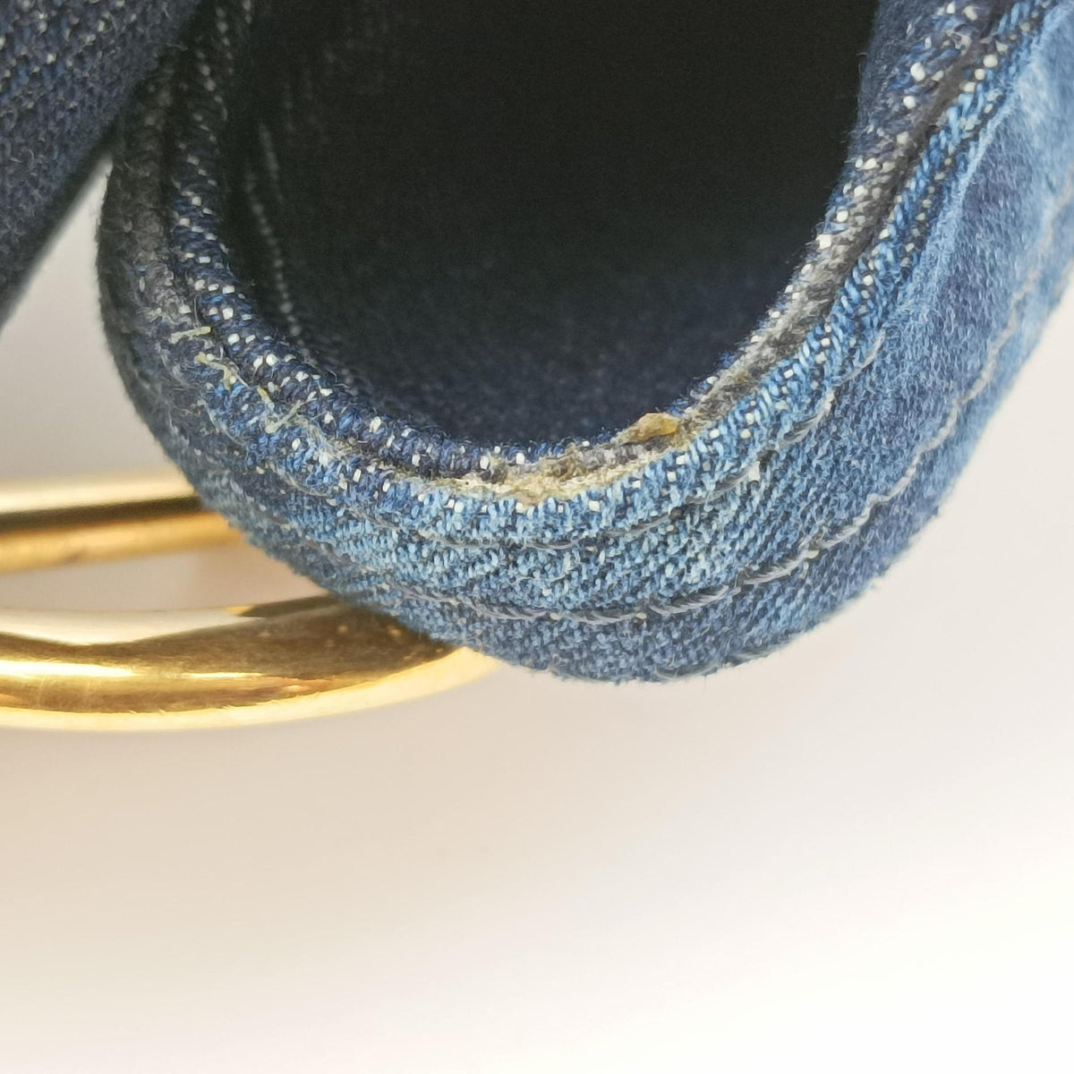 Pre-owned Christian Dior Saddle Blue denim  handbag | stylenewstar