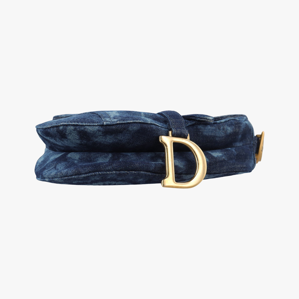 Pre-owned Christian Dior Saddle Blue denim  handbag | stylenewstar