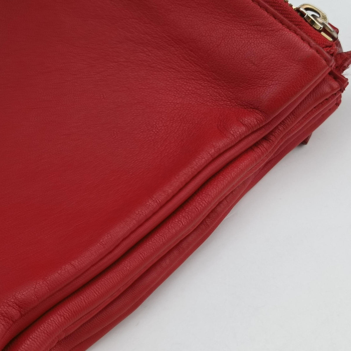 TRIO Red Lambskin F-MM-0142トリオ レッド ラムスキン F-MM-0142