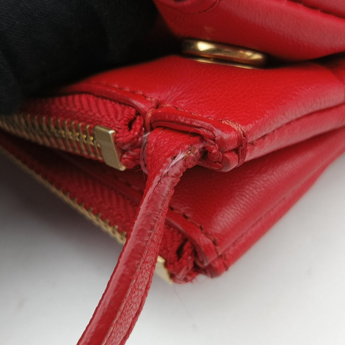TRIO Red Lambskin F-MM-0142トリオ レッド ラムスキン F-MM-0142