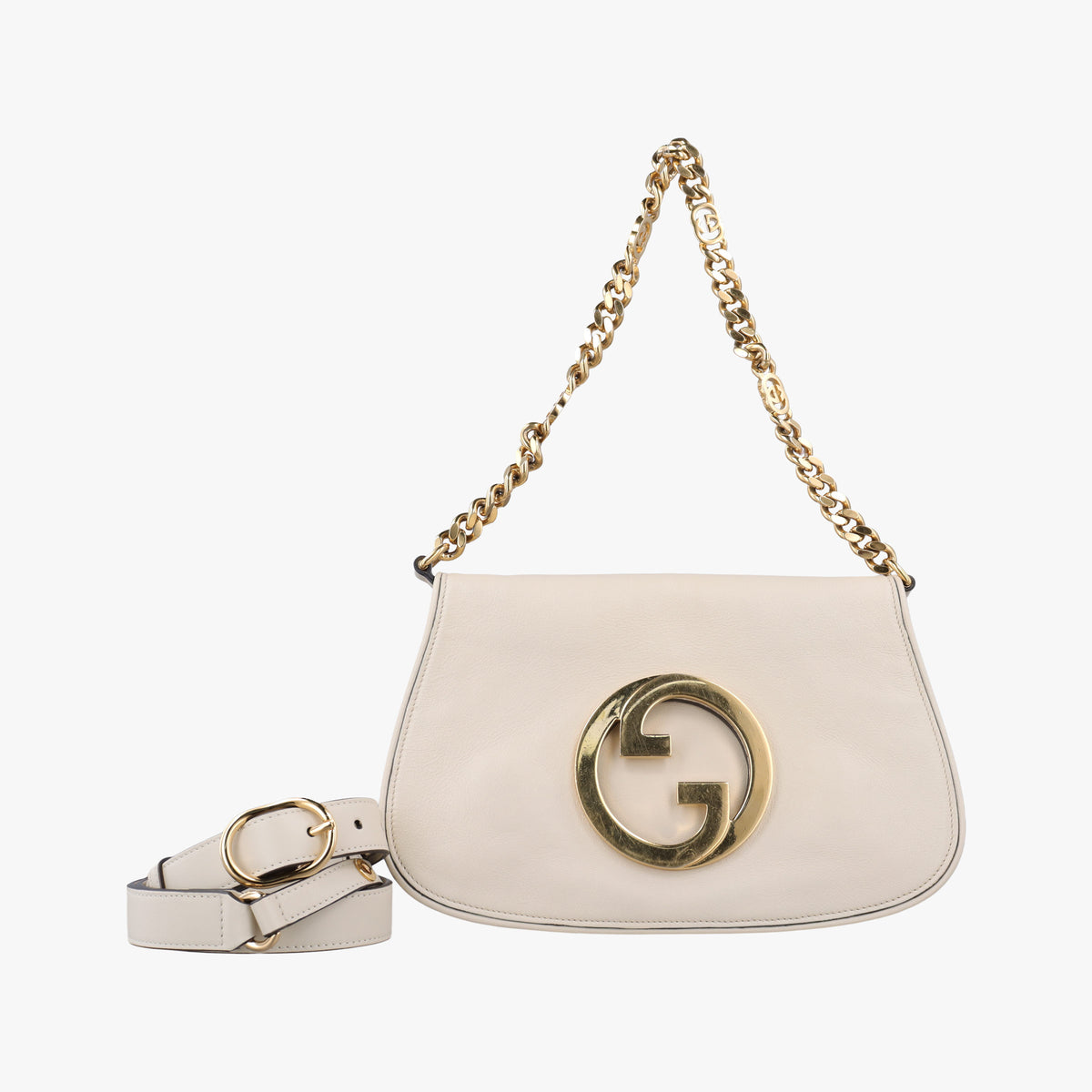 Blondie Chain White Leather 699268 D038033454ブロンディ チェーン ホワイト レザー 699268 D038033454