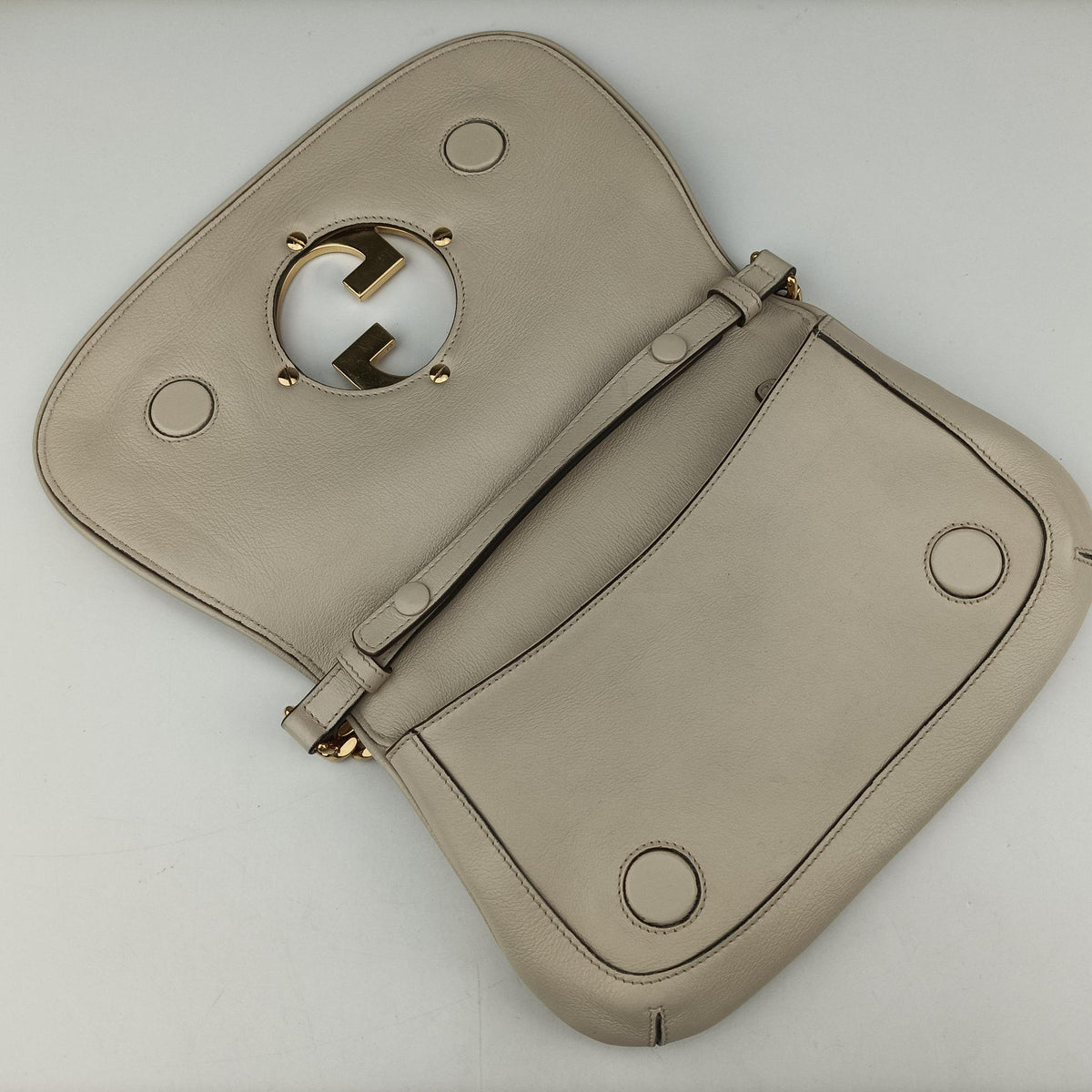 Blondie Chain White Leather 699268 D038033454ブロンディ チェーン ホワイト レザー 699268 D038033454