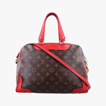 RETIRO PM brown×COQUELICOT Monogram Canvas×calf leather M50057 DR4164レティーロPM モノグラム/ブラウン×コクリコ モノグラムキャンバス×カーフレザー M50057 DR4164