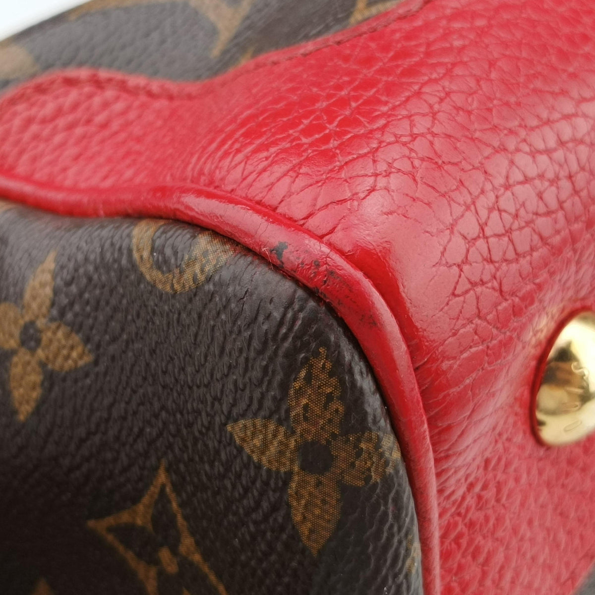RETIRO PM brown×COQUELICOT Monogram Canvas×calf leather M50057 DR4164レティーロPM モノグラム/ブラウン×コクリコ モノグラムキャンバス×カーフレザー M50057 DR4164