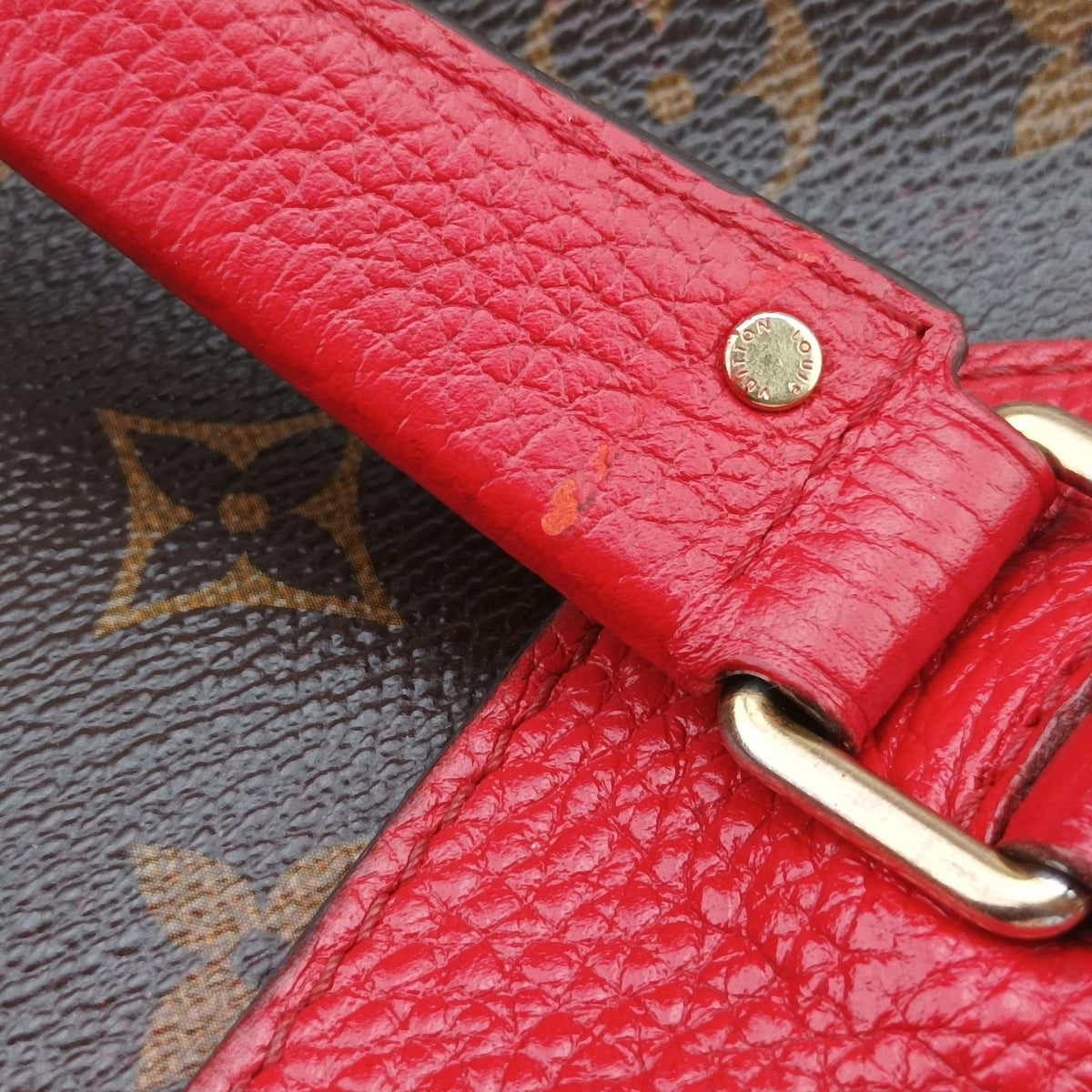 RETIRO PM brown×COQUELICOT Monogram Canvas×calf leather M50057 DR4164レティーロPM モノグラム/ブラウン×コクリコ モノグラムキャンバス×カーフレザー M50057 DR4164
