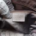 Pre-owned Gucci Guccissima Messenger Black Leather 201448 shoulderbag | stylenewstar