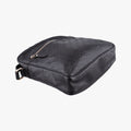 Pre-owned Gucci Guccissima Messenger Black Leather 201448 shoulderbag | stylenewstar