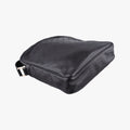 Pre-owned Gucci Guccissima Messenger Black Leather 201448 shoulderbag | stylenewstar