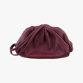 Pre-owned Bottega Veneta The Porch Burgundy lambskin  handbag | stylenewstar