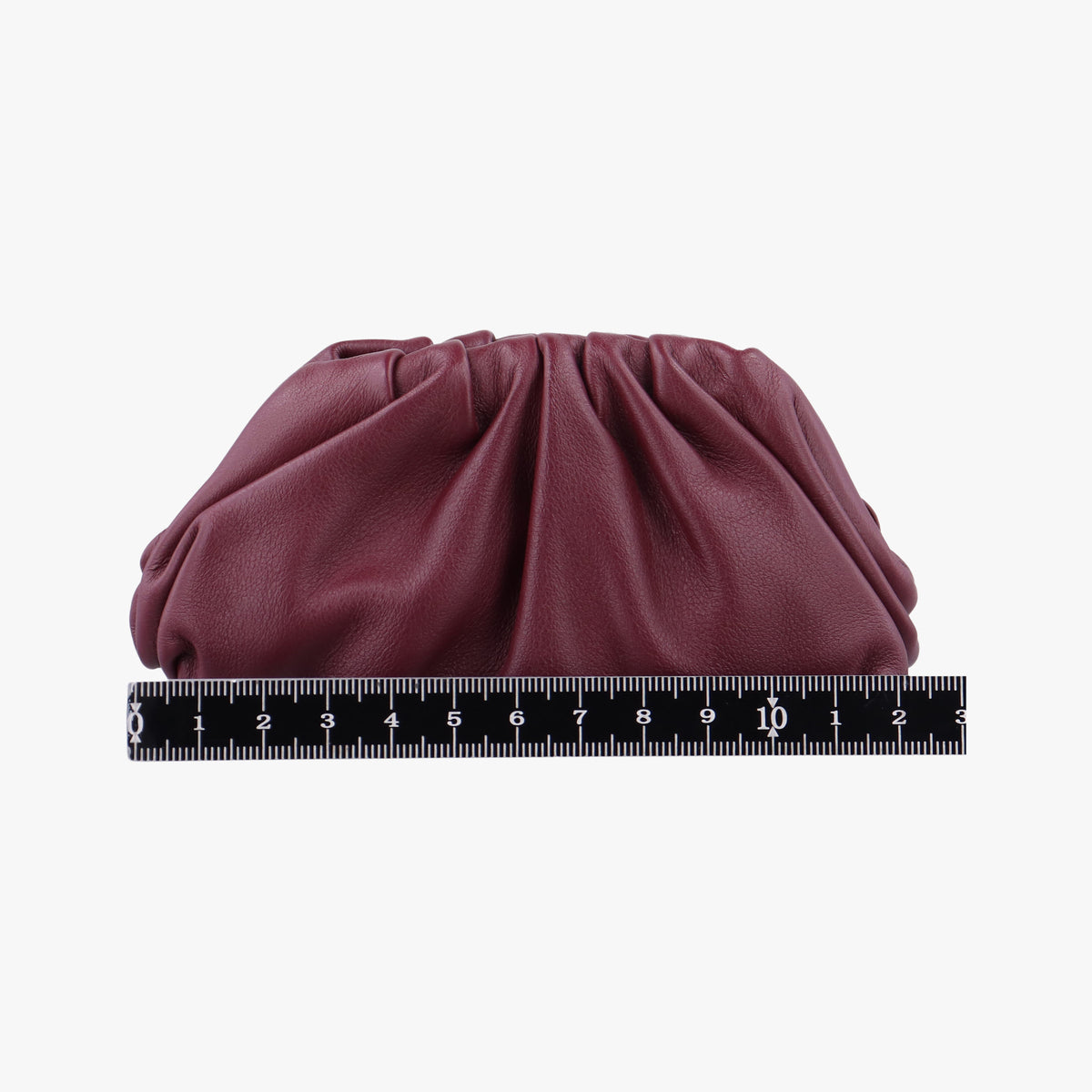 Pre-owned Bottega Veneta The Porch Burgundy lambskin  handbag | stylenewstar