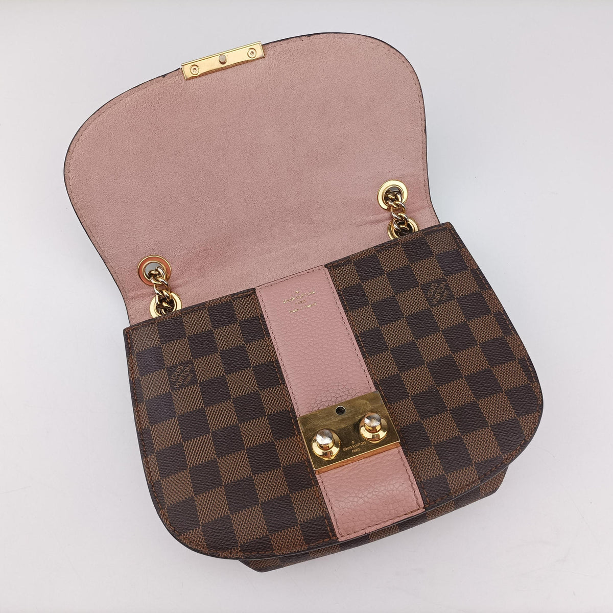 Wight EBENE×Magnolia Damier Canvas×Taurillon Leather N64418 AH3137ワイト エベヌ×マグノリア ダミエキャンバス×トリヨンレザー N64418 AH3137