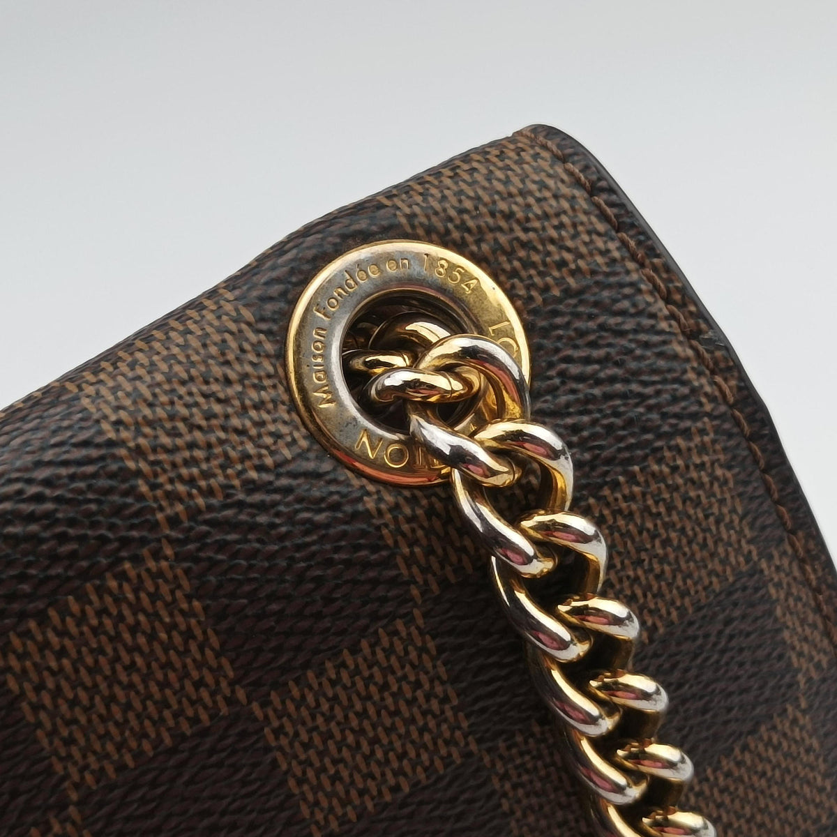Wight EBENE×Magnolia Damier Canvas×Taurillon Leather N64418 AH3137ワイト エベヌ×マグノリア ダミエキャンバス×トリヨンレザー N64418 AH3137