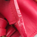 Pre-owned Yves Saint Laurent Baby Cabas Red Leather 394461 shoulderbag | stylenewstar