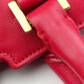 Pre-owned Yves Saint Laurent Baby Cabas Red Leather 394461 shoulderbag | stylenewstar