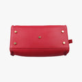 Pre-owned Yves Saint Laurent Baby Cabas Red Leather 394461 shoulderbag | stylenewstar