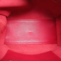 Pre-owned Yves Saint Laurent Baby Cabas Red Leather 394461 shoulderbag | stylenewstar