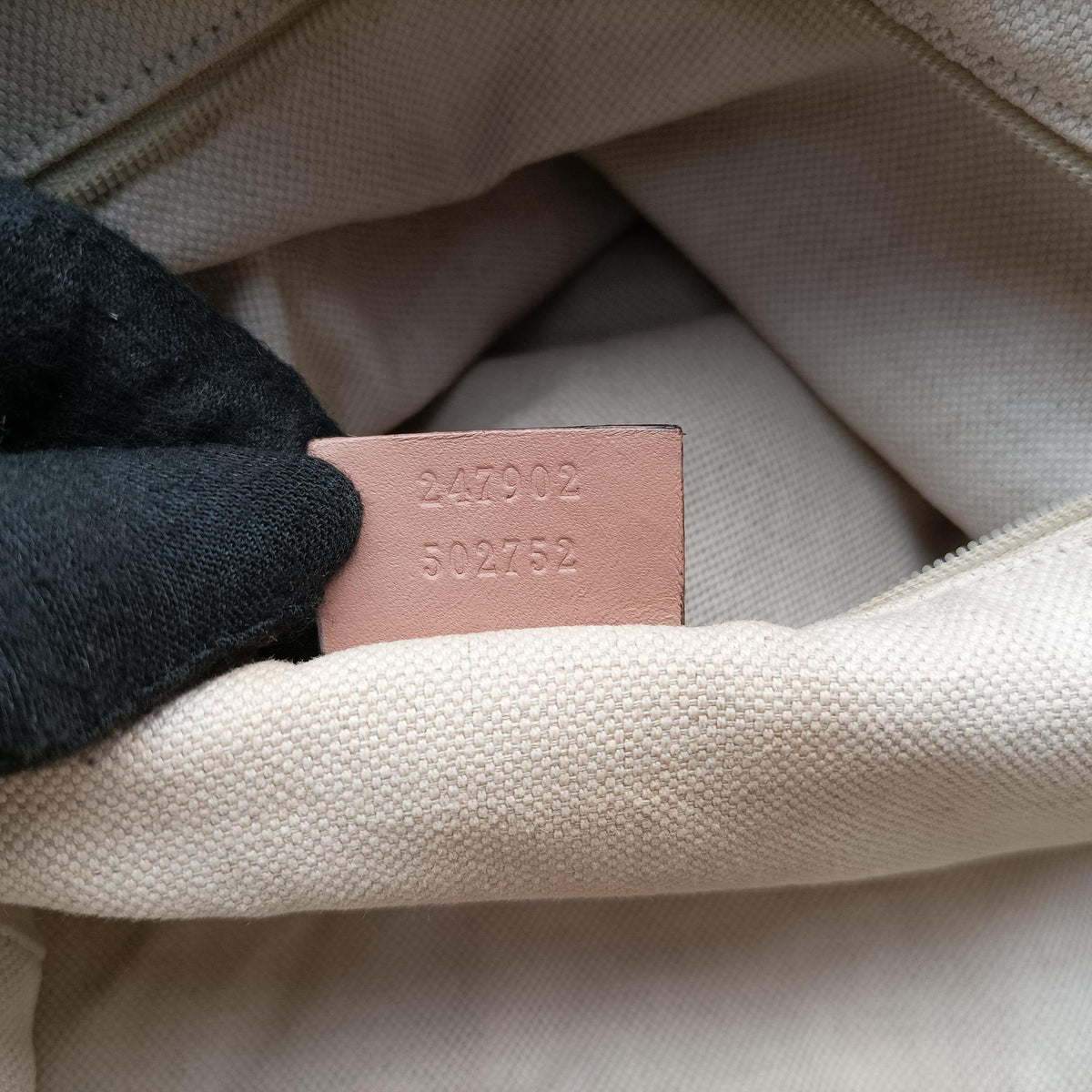 Sukey Beige Canvas×Leather 247902 H9180820スーキー ベージュ キャンバス x レザー 247902 H9180820