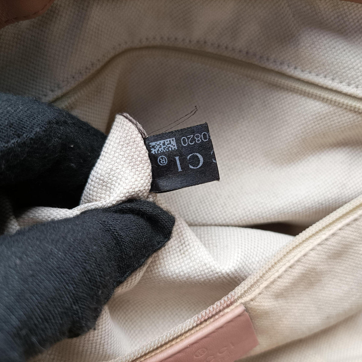 Sukey Beige Canvas×Leather 247902 H9180820スーキー ベージュ キャンバス x レザー 247902 H9180820