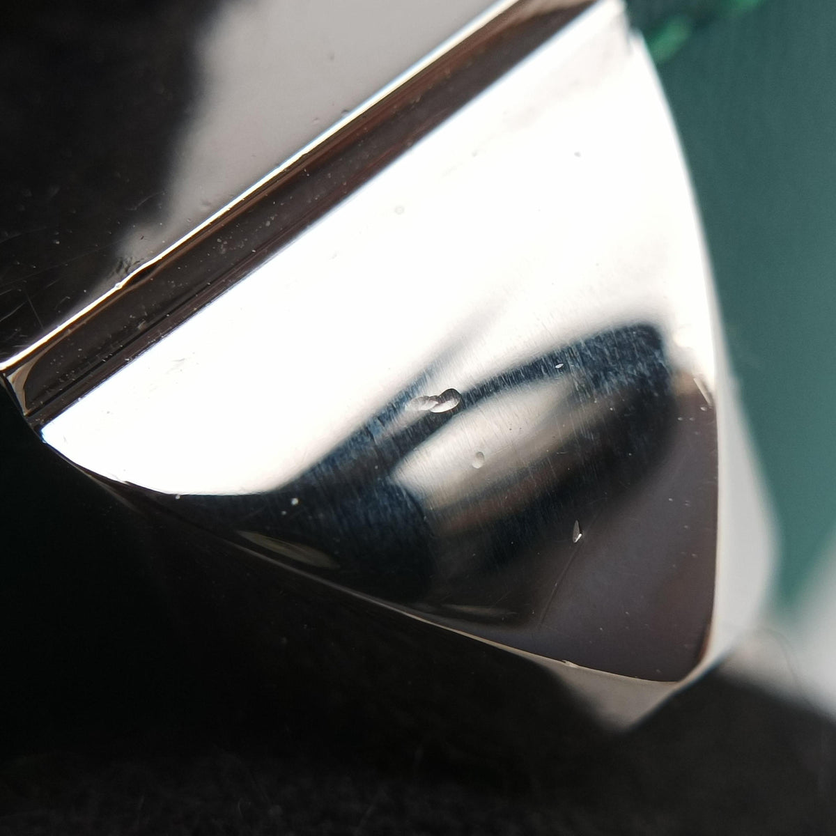 Secondhand Hermes Collier de chien Green×silver Leather × GP  bangle/wristband | stylenewstar