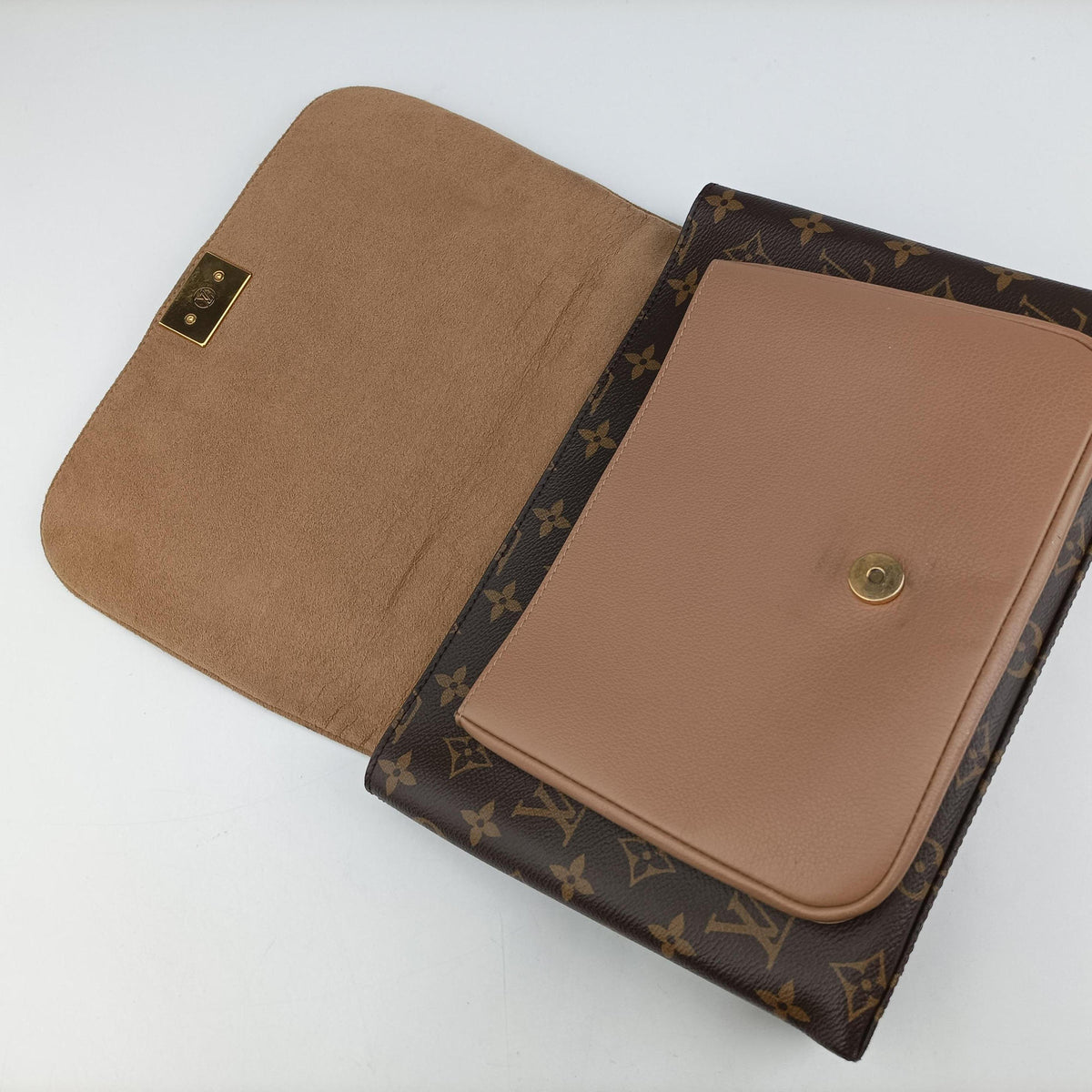 MARIGNAN brown×SESAME Monogram Canvas×calf leather M44544 FL1108 IC Chipマリニャン モノグラム/ブラウン×セサミ モノグラムキャンバス×カーフレザー M44544 FL1108 ICチップ