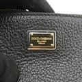 Vintage Dolce & Gabbana Family Patch Black Leather  shoulderbag | stylenewstar
