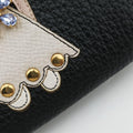 Vintage Dolce & Gabbana Family Patch Black Leather  shoulderbag | stylenewstar