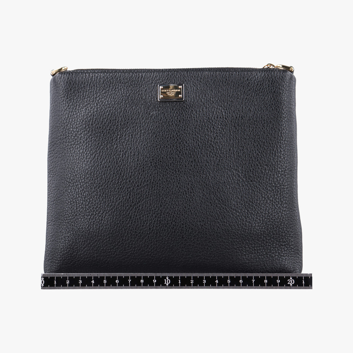 Vintage Dolce & Gabbana Family Patch Black Leather  shoulderbag | stylenewstar