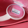 Secondhand Chanel CC Hook Card Holder Pink Shearling AP2397 handbag | stylenewstar