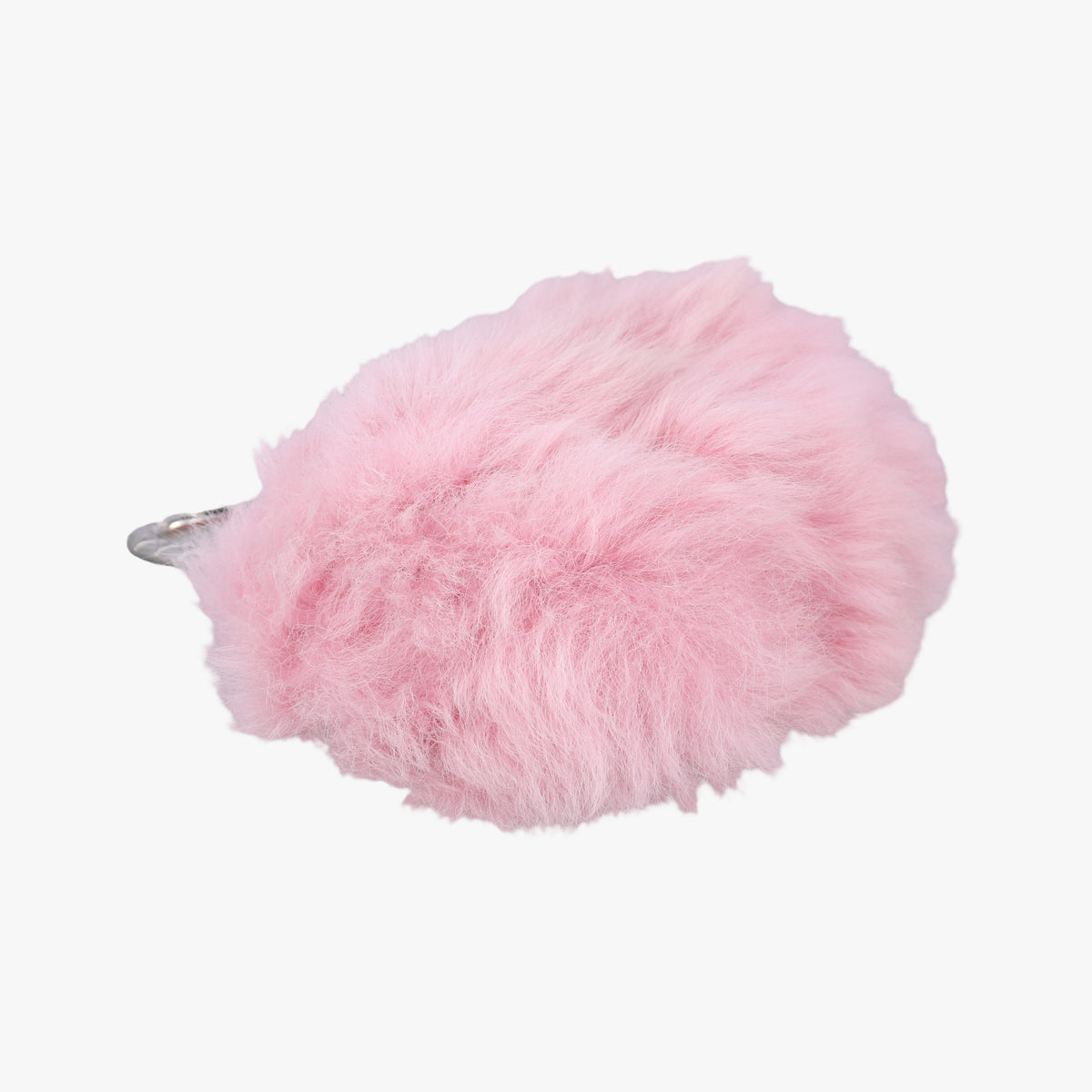 Secondhand Chanel CC Hook Card Holder Pink Shearling AP2397 handbag | stylenewstar