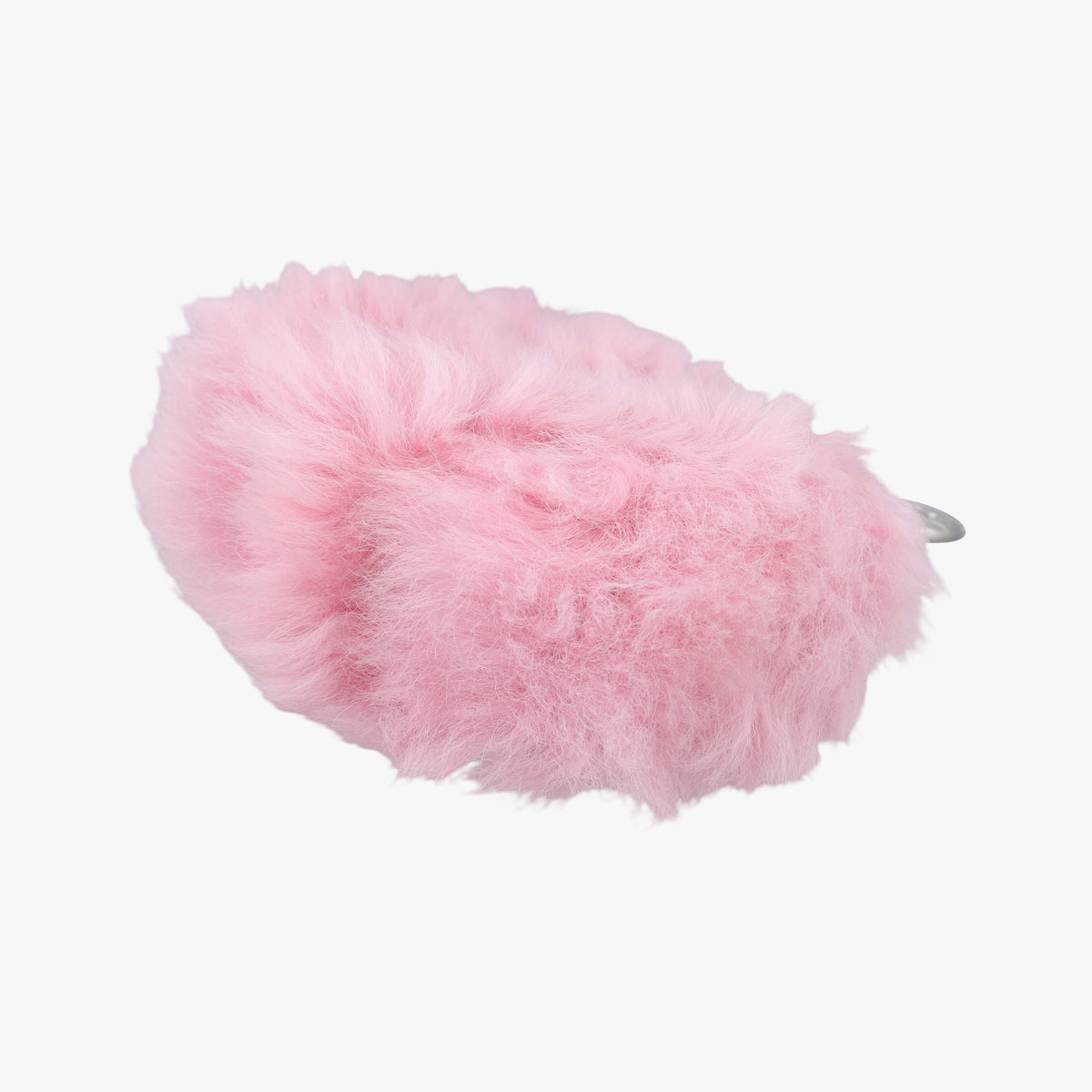Secondhand Chanel CC Hook Card Holder Pink Shearling AP2397 handbag | stylenewstar