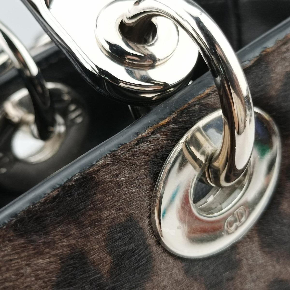 Lady Dior Multicolour ponyhair 18-MA-0154レディディオール マルチカラー ハラコ 18-MA-0154