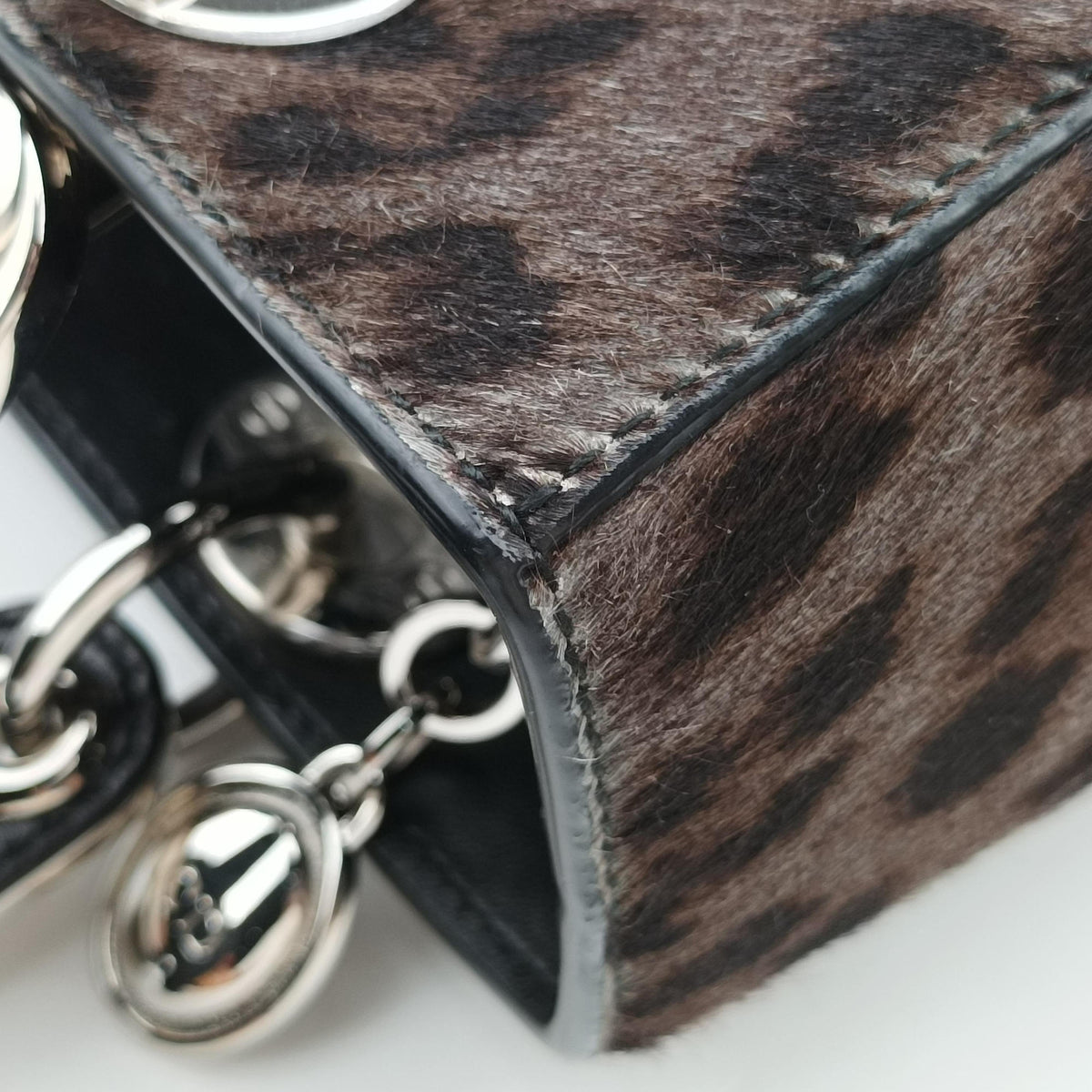 Lady Dior Multicolour ponyhair 18-MA-0154レディディオール マルチカラー ハラコ 18-MA-0154