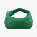 Pre-owned Bottega Veneta The Jodie Green lambskin  handbag | stylenewstar