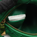 Pre-owned Bottega Veneta The Jodie Green lambskin  handbag | stylenewstar
