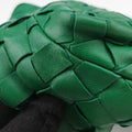 Pre-owned Bottega Veneta The Jodie Green lambskin  handbag | stylenewstar