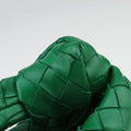 Pre-owned Bottega Veneta The Jodie Green lambskin  handbag | stylenewstar