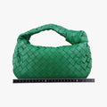 Pre-owned Bottega Veneta The Jodie Green lambskin  handbag | stylenewstar