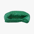 Pre-owned Bottega Veneta The Jodie Green lambskin  handbag | stylenewstar