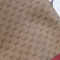 Doraemon collaboration Brown x red PVC coated canvas×Leather 655597 A034153779ドラえもんコラボ ブラウンxレッド PVCコーティングキャンバス×レザー 655597 A034153779